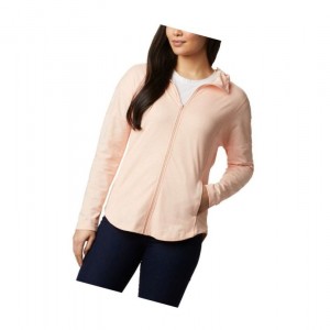 Columbia Cades Cove Full Zip Kapşonlu Kadın Pembe | 87325-FGCJ