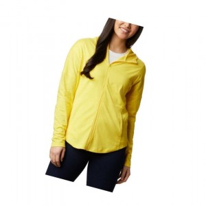 Columbia Cades Cove Full Zip Kapşonlu Kadın Sarı | 86452-VQZX