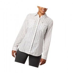 Columbia Camp Henry II Long Sleeve Gömlek Kadın Beyaz | 62459-NFRJ