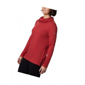 Columbia Canyon Point Cowl Neck Sweatshirt Kadın Kırmızı | 54708-YLUX