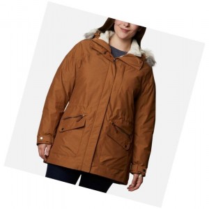 Columbia Carson Pass Interchange Plus Size Mont Kadın Kahverengi | 67945-HDUQ