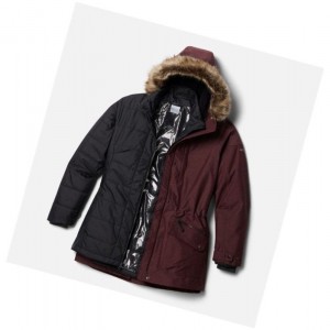 Columbia Carson Pass Interchange Plus Size Mont Kadın Bordo | 51348-QSPT