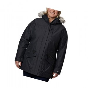 Columbia Carson Pass Interchange Plus Size Mont Kadın Siyah | 21360-MRDO