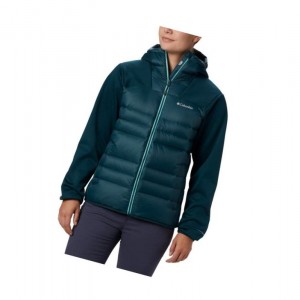 Columbia Centennial Creek Down Hybrid Mont Kadın Mavi | 56342-NCXT