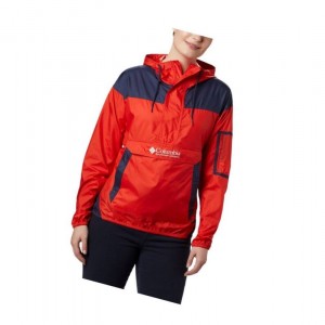 Columbia Challenger Windbreaker Mont Kadın Turuncu Lacivert | 34726-FGYQ