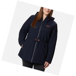 Columbia Chatfield Hill Plus Size Mont Kadın Lacivert | 63917-BJMX