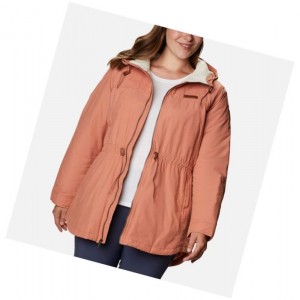 Columbia Chatfield Hill Plus Size Mont Kadın Pembe | 49123-LYSI
