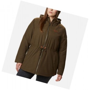 Columbia Chatfield Hill Plus Size Mont Kadın Zeytin Yeşili | 20415-XGLT
