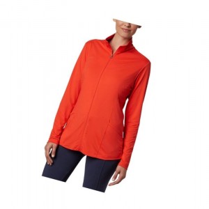 Columbia Chill River Full Zip Mont Kadın Kırmızı | 93104-JNLG