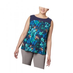 Columbia Chill River Plus Size Atlet Kadın Lacivert | 80542-SUEG