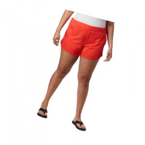 Columbia Chill River Plus Size Şort Kadın Kırmızı | 69312-ZPWR