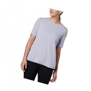 Columbia Chill River Short Sleeve Tişört Kadın Mor | 31046-MBIH