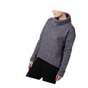 Columbia Chillin Fleece Sweatshirt Kadın Lacivert | 98630-ZDTN