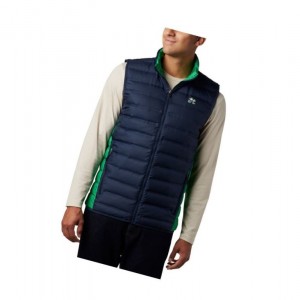 Columbia Collegiate Lake 22 Reversible - Notre Dame Yelek Erkek Lacivert Yeşil | 95736-BEHK