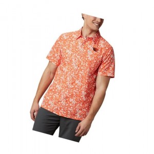 Columbia Collegiate PFG Super Slack Tide - Oregon State Gömlek Erkek Kahverengi Turuncu | 91254-JEBS