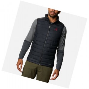 Columbia Collegiate Powder Lite - Alabama Yelek Erkek Siyah | 60841-NMPV