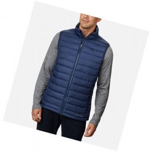 Columbia Collegiate Powder Lite - Notre Dame Yelek Erkek Lacivert | 46978-FHJX