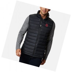 Columbia Collegiate Powder Lite - Ohio State Yelek Erkek Siyah | 32954-KNHV