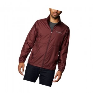 Columbia Creekview Windbreaker Mont Erkek Bordo | 36910-XTUJ