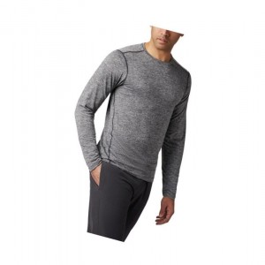Columbia Deschutes Runner Long Sleeve Big Sweatshirt Erkek Siyah | 51306-OTIQ