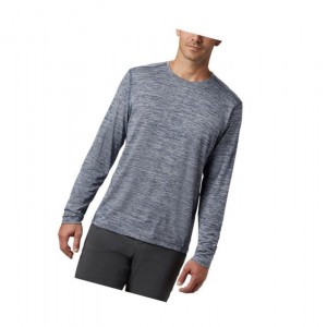 Columbia Deschutes Runner Long Sleeve Big Sweatshirt Erkek Koyu Mavi | 34125-OWDY