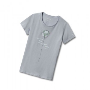 Columbia Earth Day Tişört Kadın Gri | 70529-YUXG