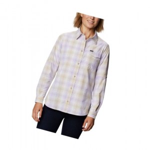 Columbia Eden Prairie Long Sleeve Gömlek Kadın Haki | 97362-KCRV