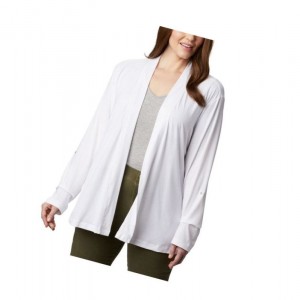Columbia Essential Elements Plus Size Hırka Kadın Beyaz | 27054-JENW