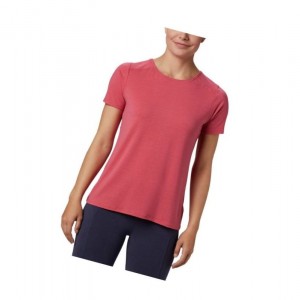 Columbia Essential Elements Short Sleeve Tişört Kadın Pembe | 57368-MONF
