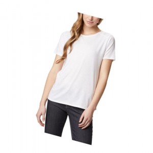 Columbia Essential Elements Short Sleeve Tişört Kadın Beyaz | 15240-ZOSM