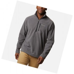 Columbia Fast Trek III Half Zip Fleece Sweatshirt Erkek Gri | 07859-AHDI