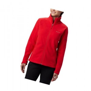 Columbia Fast Trek II Fleece Mont Kadın Kırmızı | 31486-AUPM