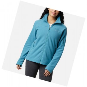 Columbia Fast Trek II Fleece Mont Kadın Mavi | 59760-VIGW