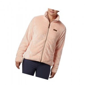Columbia Fire Side II Sherpa Full Zip Fleece Mont Kadın Pembe | 78325-LAFR