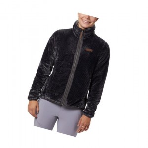 Columbia Fire Side II Sherpa Full Zip Fleece Mont Kadın Koyu Gri | 32710-POIY