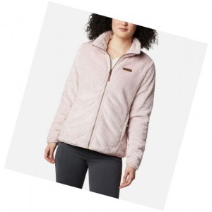 Columbia Fire Side II Sherpa Full Zip Fleece Mont Kadın Pembe | 86490-JNWT