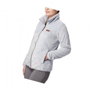 Columbia Fire Side II Sherpa Full Zip Fleece Mont Kadın Gri | 85326-NMLQ