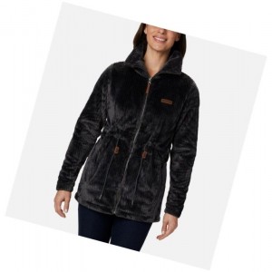 Columbia Fire Side Long Full Zip Sherpa Fleece Mont Kadın Koyu Gri | 08643-VRHP