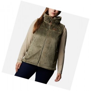 Columbia Fire Side Sherpa Plus Size Yelek Kadın Renkli | 31692-WGSD