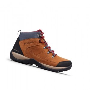 Columbia Fire Venture II Suede Waterproof Ankle Yürüyüş Botu Kadın Kahverengi | 98753-LHRE