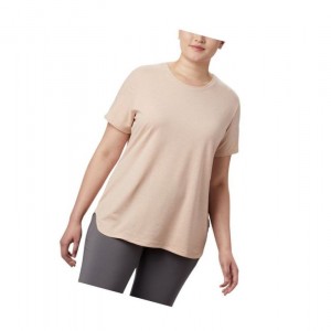 Columbia Firwood Camp II Short Sleeve Plus Size Tişört Kadın Renkli | 51309-TDUY