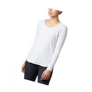 Columbia Firwood Camp Long Sleeve Sweatshirt Kadın Beyaz | 19485-ZHDR