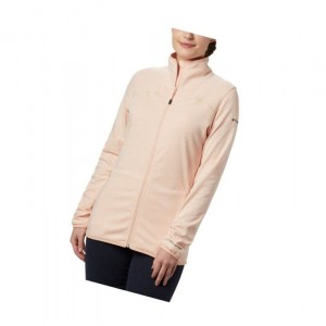 Columbia Firwood Camp Striped Full Zip Fleece Mont Kadın Pembe | 75062-XBOK