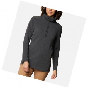 Columbia Firwood Ottoman Turtleneck Sweatshirt Kadın Koyu Gri | 53249-UICV