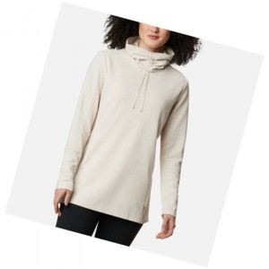Columbia Firwood Ottoman Turtleneck Sweatshirt Kadın Krema | 05183-QWGH