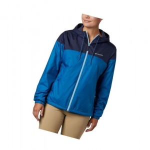 Columbia Flash Forward Lined Windbreaker Mont Kadın Lacivert | 84576-VOIW