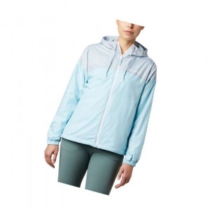 Columbia Flash Forward Lined Windbreaker Mont Kadın Mavi Gri | 16587-WCJU