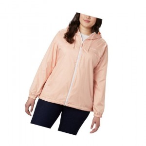 Columbia Flash Forward Lined Windbreaker Plus Size Mont Kadın Pembe | 14692-PYWV