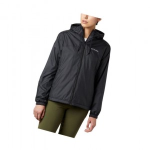 Columbia Flash Forward Lined Windbreaker Mont Kadın Siyah | 09427-DIUJ