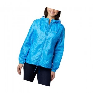 Columbia Flash Forward Printed Windbreaker Mont Kadın Mavi | 28130-VLBX